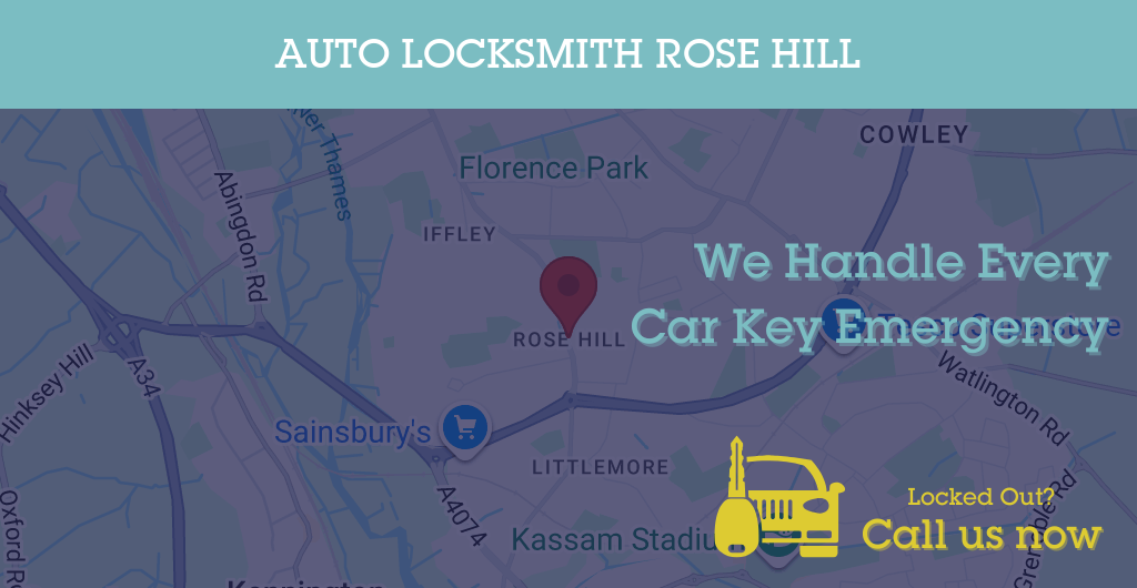 Auto Locksmith Services in Rose Hill - SM postcode